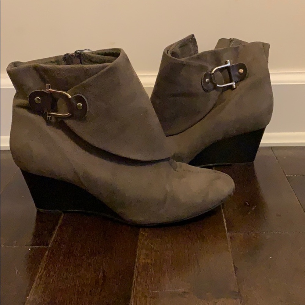 Suede Booties